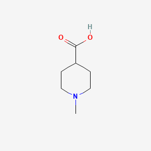 molecular formula C7H13NO2 B1333780 1-Methylpiperidine-4-carboxylic acid CAS No. 68947-43-3