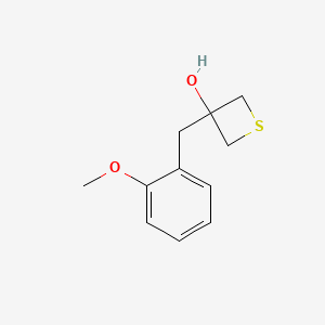 3-(2-Methoxybenzyl)thietan-3-ol