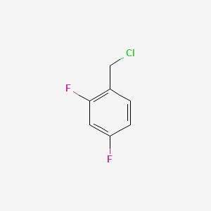 molecular formula C7H5ClF2 B1333781 2,4-二氟苄基氯 CAS No. 452-07-3