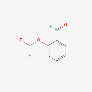 molecular formula C8H6F2O2 B1333782 2-(Difluoromethoxy)benzaldehyde CAS No. 66988-93-0