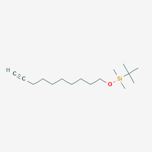 molecular formula C16H32OSi B13337839 tert-Butyl(dec-9-yn-1-yloxy)dimethylsilane 