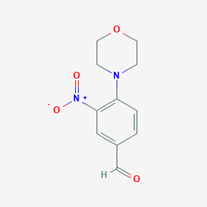 molecular formula C11H12N2O4 B1333784 4-Morpholino-3-nitrobenzaldehyde CAS No. 300541-91-7