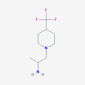 1-(4-(Trifluoromethyl)piperidin-1-yl)propan-2-amine