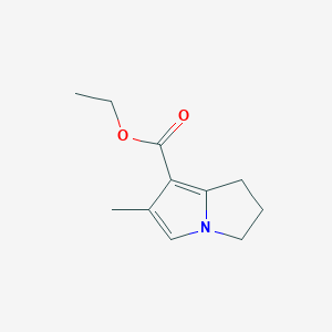 Ethyl 6-methyl-2,3-dihydro-1H-pyrrolizine-7-carboxylate