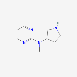 molecular formula C9H14N4 B13337963 N-methyl-N-(pyrrolidin-3-yl)pyrimidin-2-amine 