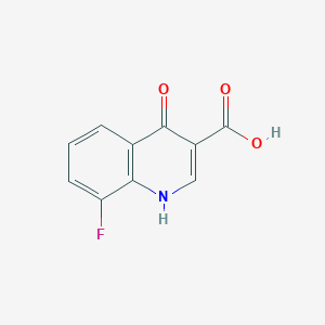 molecular formula C10H6FNO3 B1333797 8-氟-4-羟基喹啉-3-羧酸 CAS No. 63010-70-8