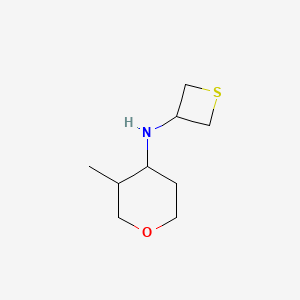 3-Methyl-N-(thietan-3-yl)tetrahydro-2H-pyran-4-amine