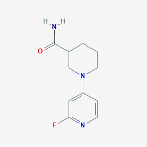 1-(2-Fluoropyridin-4-yl)piperidine-3-carboxamide