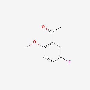 molecular formula C9H9FO2 B1333801 1-(5-Fluoro-2-methoxyphenyl)ethanone CAS No. 445-82-9