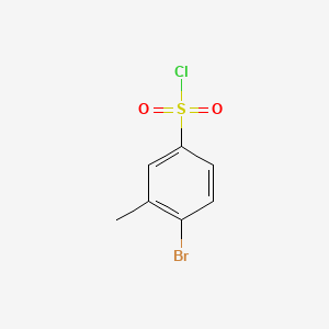 molecular formula C7H6BrClO2S B1333808 4-Bromo-3-methylbenzenesulfonyl chloride CAS No. 72256-93-0