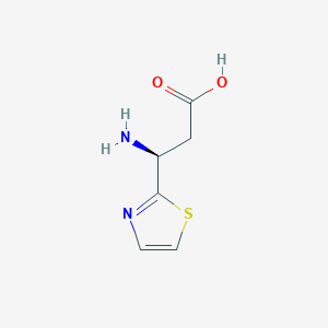 (3S)-3-amino-3-(1,3-thiazol-2-yl)propanoic acid