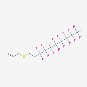 molecular formula C13H9F17S B1333813 2-(Perfluorooctyl)ethyl allyl sulfide CAS No. 239463-91-3