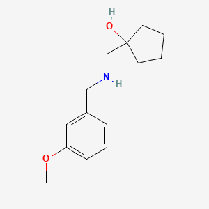 1-(((3-Methoxybenzyl)amino)methyl)cyclopentan-1-ol