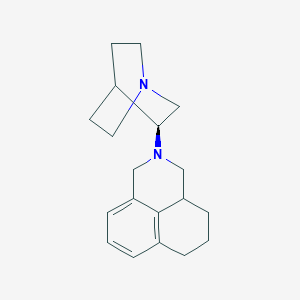 2-[(3S)-1-azabicyclo[2.2.2]octan-3-yl]-1,3,3a,4,5,6-hexahydrobenzo[de]isoquinoline