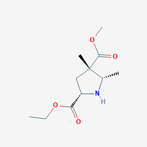 2-Ethyl 4-methyl (2S,4S,5S)-4,5-dimethylpyrrolidine-2,4-dicarboxylate