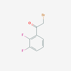 molecular formula C8H5BrF2O B1333818 2-溴-1-(2,3-二氟苯基)乙酮 CAS No. 886762-77-2