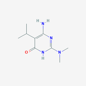 6-Amino-2-(dimethylamino)-5-(propan-2-yl)-3,4-dihydropyrimidin-4-one