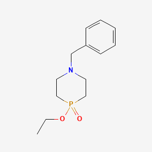 molecular formula C13H20NO2P B13338209 1-Benzyl-4-ethoxy-1,4-azaphosphinane 4-oxide 