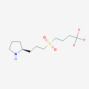 (S)-2-(3-((4,4,4-Trifluorobutyl)sulfonyl)propyl)pyrrolidine