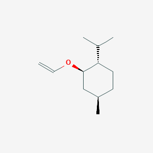 molecular formula C12H22O B13338249 (1S,2R,4R)-1-Isopropyl-4-methyl-2-(vinyloxy)cyclohexane 