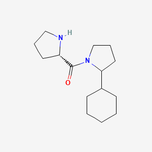 2-Cyclohexyl-1-[(2S)-pyrrolidine-2-carbonyl]pyrrolidine