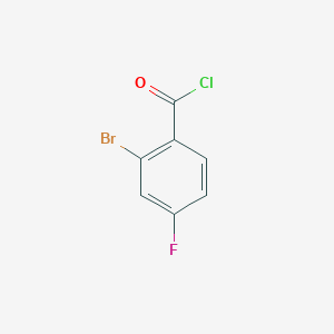 molecular formula C7H3BrClFO B1333830 2-Bromo-4-fluorobenzoyl chloride CAS No. 95383-36-1