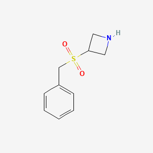 molecular formula C10H13NO2S B13338306 3-(Benzylsulfonyl)azetidine 