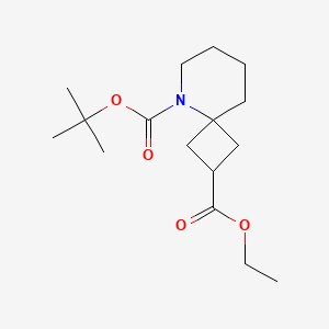 5-(tert-Butyl) 2-ethyl 5-azaspiro[3.5]nonane-2,5-dicarboxylate