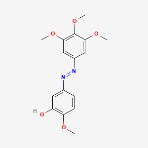 molecular formula C16H18N2O5 B13338322 Azo-Combretastatin A4 (trans) 