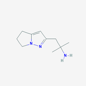 1-(5,6-Dihydro-4H-pyrrolo[1,2-b]pyrazol-2-yl)-2-methylpropan-2-amine