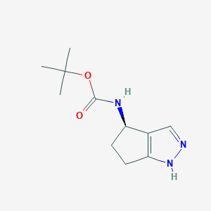 tert-Butyl (R)-(1,4,5,6-tetrahydrocyclopenta[c]pyrazol-4-yl)carbamate