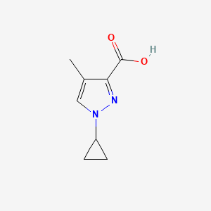 1-Cyclopropyl-4-methyl-1H-pyrazole-3-carboxylic acid