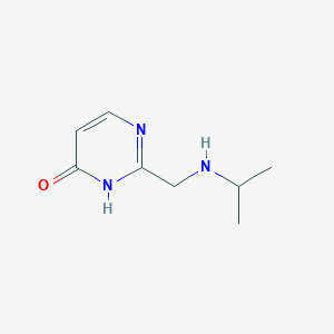 2-([(Propan-2-YL)amino]methyl)-3,4-dihydropyrimidin-4-one