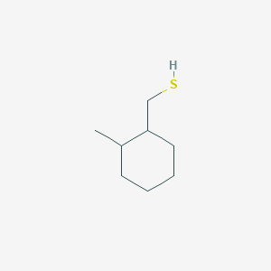 molecular formula C8H16S B13338446 (2-Methylcyclohexyl)methanethiol 