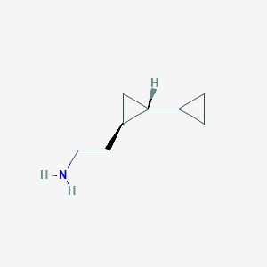 Rel-2-((1R,2R)-[1,1'-bi(cyclopropan)]-2-yl)ethan-1-amine