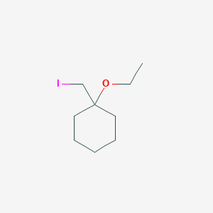 1-Ethoxy-1-(iodomethyl)cyclohexane