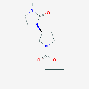 tert-Butyl (S)-3-(2-oxoimidazolidin-1-yl)pyrrolidine-1-carboxylate