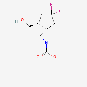 tert-Butyl (R)-7,7-difluoro-5-(hydroxymethyl)-2-azaspiro[3.4]octane-2-carboxylate