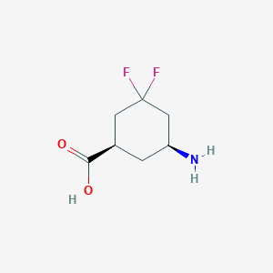 Rel-(1R,5S)-5-amino-3,3-difluorocyclohexane-1-carboxylic acid