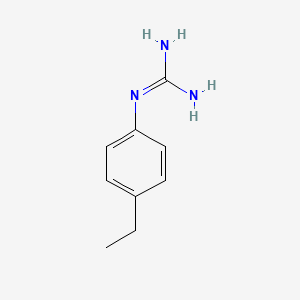 molecular formula C9H13N3 B1333852 N-(4-ethylphenyl)guanidine CAS No. 111299-89-9