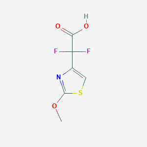 2,2-Difluoro-2-(2-methoxy-1,3-thiazol-4-yl)acetic acid