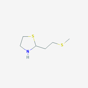 2-(2-(Methylthio)ethyl)thiazolidine