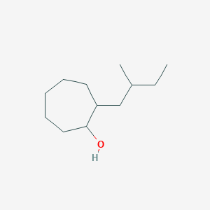 2-(2-Methylbutyl)cycloheptan-1-ol