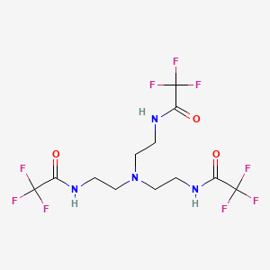 molecular formula C12H15F9N4O3 B1333857 N,N',N''-(2,2',2''-Nitrilotriethyl)tris(2,2,2-trifluoroacetamide) CAS No. 207569-16-2