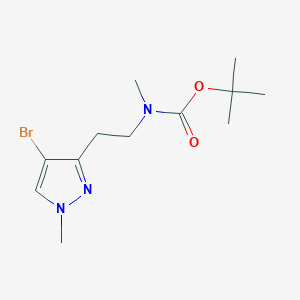 tert-Butyl (2-(4-bromo-1-methyl-1H-pyrazol-3-yl)ethyl)(methyl)carbamate