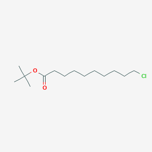 molecular formula C14H27ClO2 B13338645 tert-Butyl 10-chlorodecanoate 