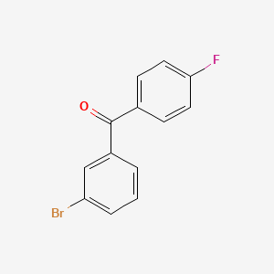 molecular formula C13H8BrFO B1333866 3-Bromo-4'-fluorobenzophenone CAS No. 46698-24-2
