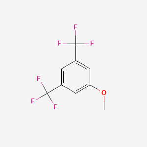 molecular formula C9H6F6O B1333870 3,5-Bis(trifluoromethyl)anisole CAS No. 349-60-0
