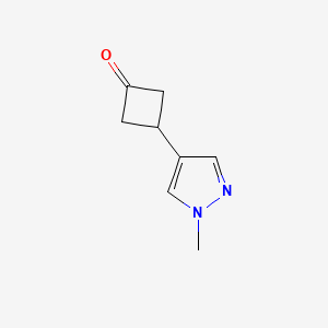 3-(1-methyl-1H-pyrazol-4-yl)cyclobutan-1-one