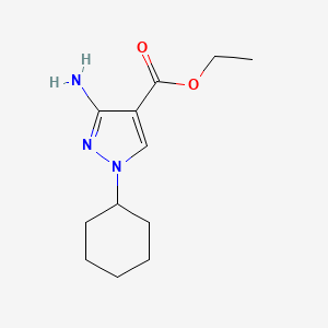 Ethyl 3-amino-1-cyclohexyl-1H-pyrazole-4-carboxylate